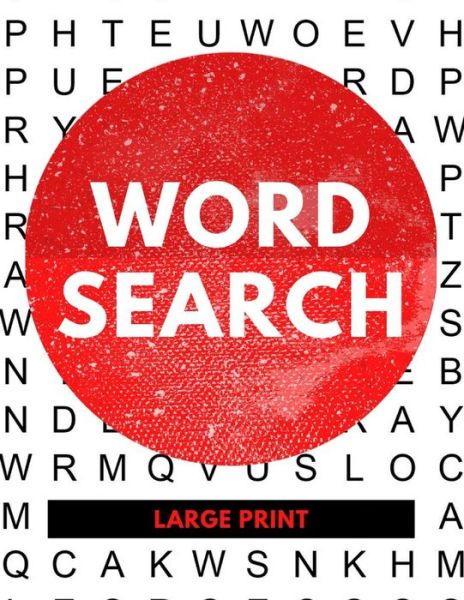 Cover for Getelan Journals · Large Print Word Search (Taschenbuch) (2020)