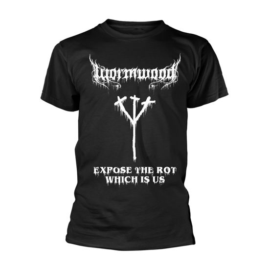 Cover for Wormwood · T/S Expose the Rot Which is Us (MERCH) [size M] [Black edition] (2021)