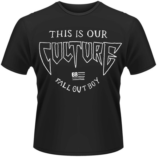 Cover for Fall out Boy · Culture Black (T-shirt) [size L] (2015)