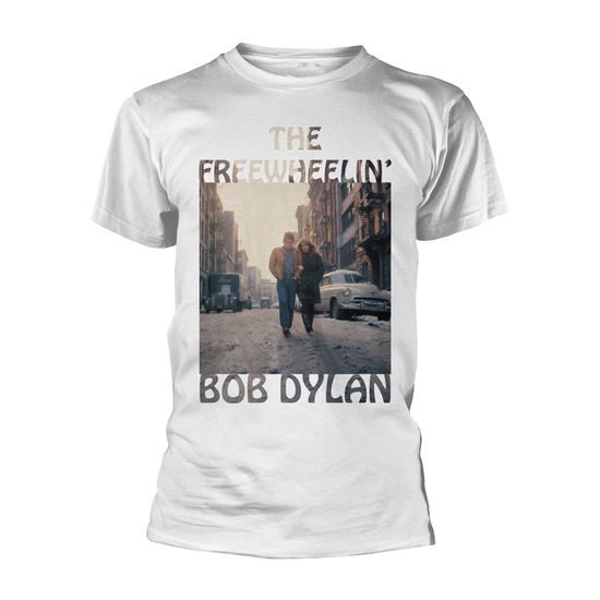 Cover for Bob Dylan · Freewheelin' (T-shirt) [size XL] [White edition] (2018)