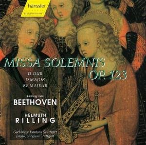BEETHOVEN: Missa solemnis - Rilling / Bach Colleg.stuttgart - Música - hänssler CLASSIC - 4010276000051 - 1997