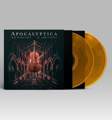 Cover for Apocalyptica · Live in Helsinki St. John's Church (2lp-transparent Orange Vinyl) (LP) [Limited Numbered edition] [Digipak] (2023)