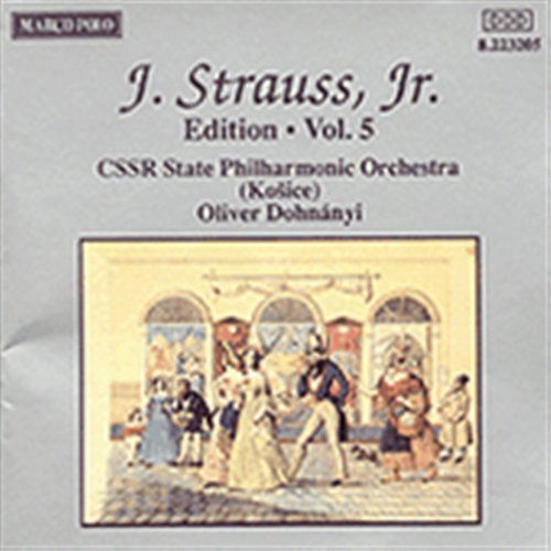 J.Strauss,Jr.Edition Vol.5 *s* - Dohnanyi / Staatsphilh. Der Cssr - Muziek - Marco Polo - 4891030232051 - 16 mei 1991