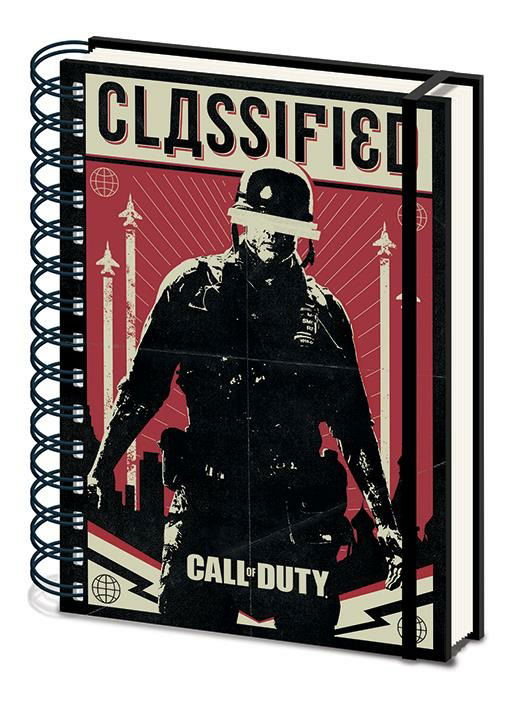 Cover for Call Of Duty: Pyramid · Call Of Duty: Black Ops Cold War Classified A5 Notebook (quaderno) (Leksaker)