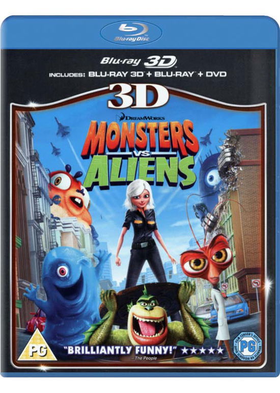 Cover for Monsters vs Aliens (Blu-ray) (2011)