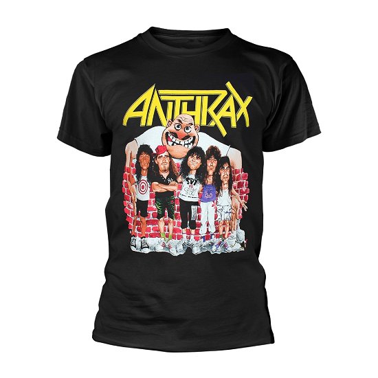 Anthrax Unisex T-Shirt: Euphoria Group Sketch - Anthrax - Merchandise - PHM - 5055295344051 - 26. november 2018