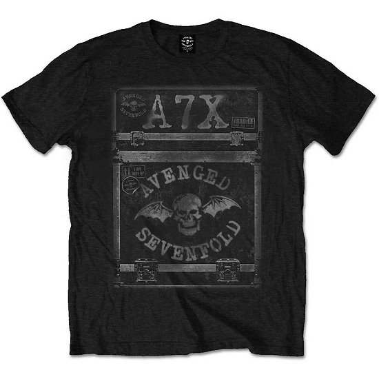 Cover for Avenged Sevenfold · Avenged Sevenfold Unisex T-Shirt: Flightcase (T-shirt) [size S] [Black - Unisex edition]