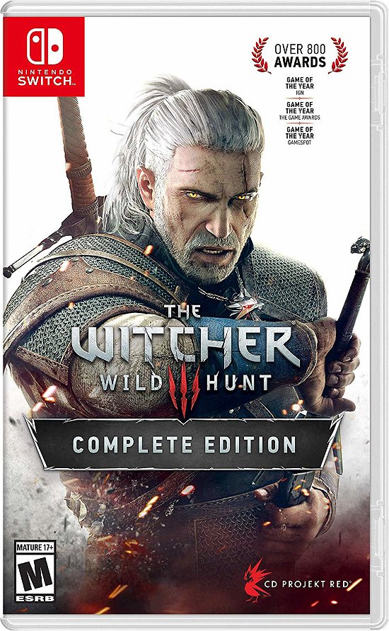 Cover for Bandai Namco Ent UK Ltd · Witcher 3 Wild Hunt Complete (SWITCH) (2019)