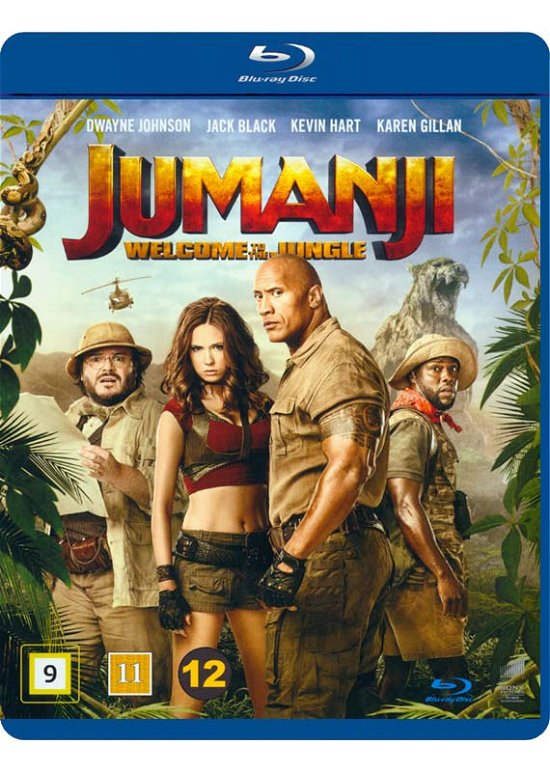 Cover for Dwayne Johnson / Jack Black / Kevin Hart / Karen Gillian · Jumanji: Welcome to the Jungle (Blu-ray) (2018)