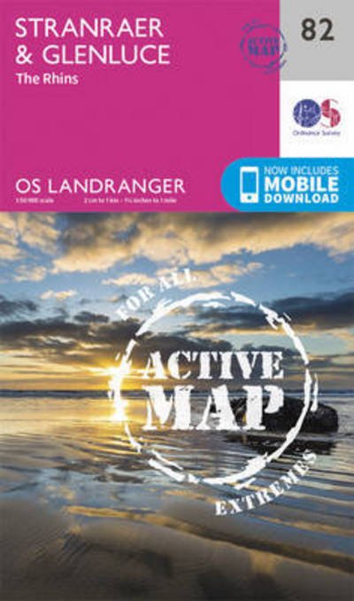 Cover for Ordnance Survey · Stranraer &amp; Glenluce - OS Landranger Active Map (Kort) [February 2016 edition] (2016)