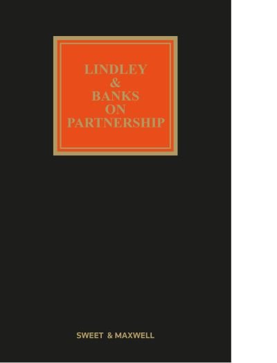 Cover for Roderick I'Anson Banks · Lindley &amp; Banks on Partnership (Innbunden bok) (2022)