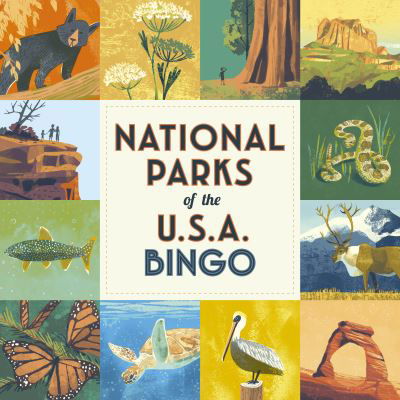 Cover for Kate Siber · National Parks of the USA Bingo: A Bingo Game for Explorers - Americana (SPIL) (2023)