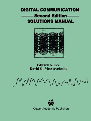 Cover for Edward A. Lee · Digital Communication: Solutions Manual (Paperback Book) [2nd ed. 1994 edition] (1993)