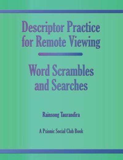 Cover for Rainsong Taurandira · Descriptor Practice for Remote Viewing - Word Scrambles and Searches (Paperback Book) (2019)