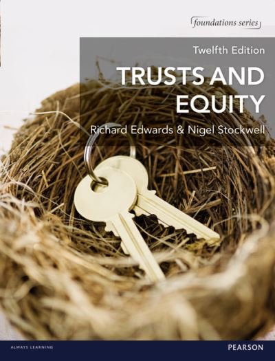 Cover for Richard Edwards · Trusts and Equity - Foundation Studies in Law Series (Paperback Book) (2015)