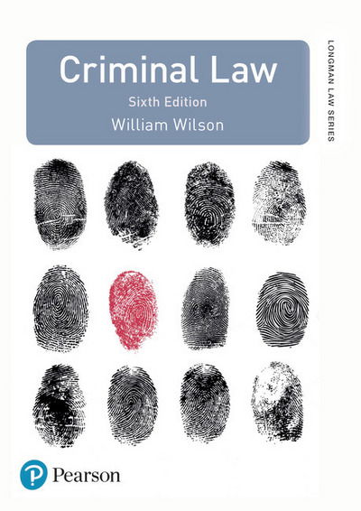 Cover for William Wilson · Criminal Law - Longman Law Series (Paperback Book) [6 New edition] (2017)