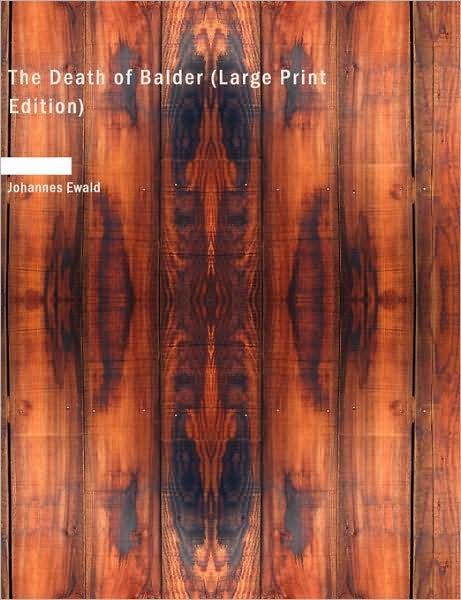 Cover for Johannes Ewald · The Death of Balder (Paperback Book) (2008)