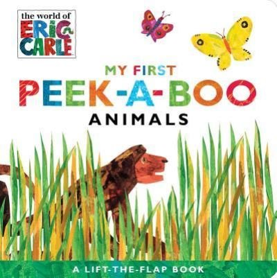 Cover for Eric Carle · My first peek-a-boo animals (Bog) [First Little Simon board edition. edition] (2017)