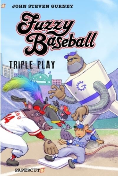 Cover for John Steven Gurney · Fuzzy Baseball 3-in-1: Triple Play (Paperback Bog) (2022)