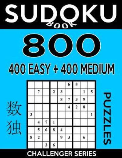 Cover for Sudoku Book · Sudoku Book 800 Puzzles, 400 Easy and 400 Medium (Paperback Bog) (2017)