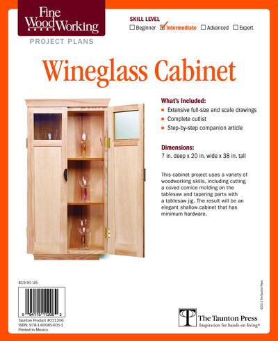 Cover for Editors of Fine Woodworking · Wineglass Cabinet (MISC) [Pmplt edition] (2011)