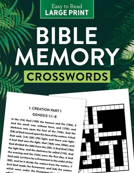 Bible Memory Crosswords Large Print - Compiled by Barbour Staff - Bøger - Barbour Publishing - 9781636091051 - 2022