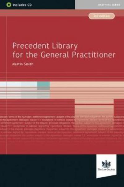 Cover for Martin Smith · Precedent Library for the General Practitioner (N/A) [3 Revised edition] (2016)