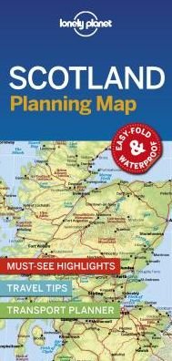 Cover for Lonely Planet · Lonely Planet Scotland Planning Map - Map (Kartor) (2019)