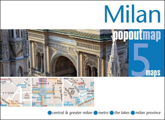 Cover for Popout Map · Popout Maps: Milan (Innbunden bok) (2015)