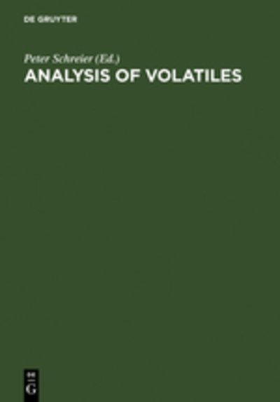 Cover for Peter Schreier · Analysis of Volatiles (Buch) (1984)