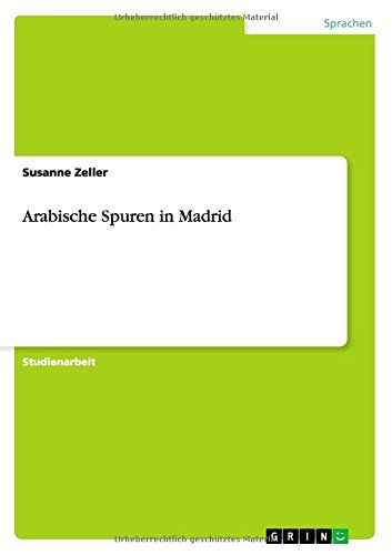 Cover for Zeller · Arabische Spuren in Madrid (Book) [German edition] (2015)