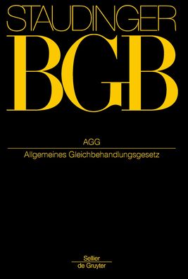 Cover for Staudinger · BGB.AGG Allg.Gleichbehandl. (Book) (2017)