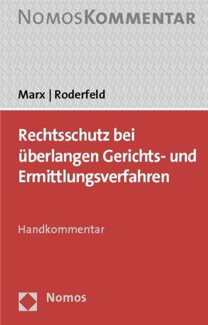 Cover for Marx · Rechtsschutz bei überlangen Gerich (Bog) (2012)