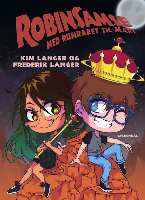 Cover for Kim Langer; Frederik Langer · RobinSamse med rumraket til Mars (Innbunden bok) [1. utgave] (2021)