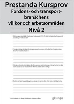 Cover for Sven Larsson · Prestanda Startblock: Prestanda Kursprov Fordon- och transport. nivå 2, 8-pack (Book) (2011)