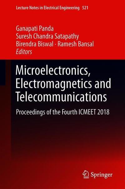 Cover for Microelectronics Electromagnetics and Telecommunications (Book) [1st ed. 2019 edition] (2018)
