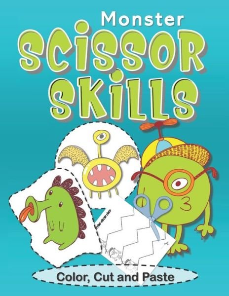 Cover for Kookaburra Publishing · Scissor Skills Color Cut and Paste Developing Eye-Hand Coordination (Pocketbok) (2020)