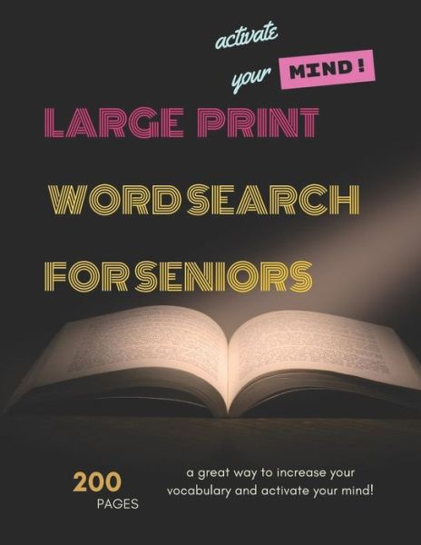 Cover for Marion Cotillard · Large Print Word Search for Seniors (Paperback Book) (2020)