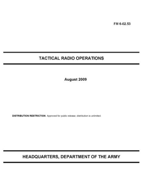 Cover for U S Army · FM 6-02.53 Tactical Radio Operations (Pocketbok) (2021)