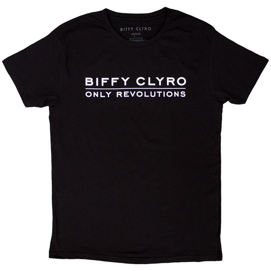 Cover for Biffy Clyro · Biffy Clyro Unisex T-Shirt: Only Revolutions (Black) (T-shirt)