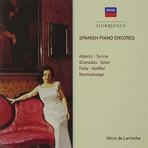 Cover for Alicia De Larrocha · Spanish Piano Encores (CD) (2014)