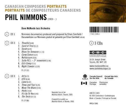 Cover for Phil Nimmons · Portrait (CD) (2009)