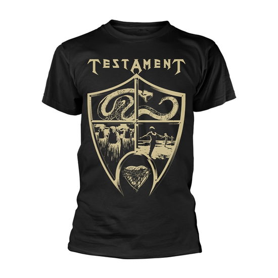 T/S Crest Shield - Testament - Fanituote - PHD Merch - 0803341545052 - perjantai 31. maaliskuuta 2023