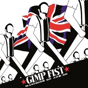 Cover for Gimp Fist · Marching on and on (Clear W/bluen Black Splatter (VINYL) (2025)