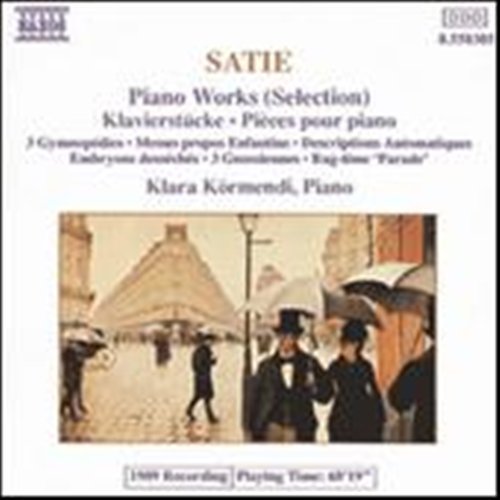 Piano Works (selection) - E. Satie - Musik - NAXOS - 4891030503052 - 26 mars 1993