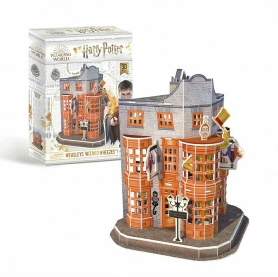 Harry Potter Diagon Alley Weasleys (62Pc) 3D Jigsaw Puzzle - Harry Potter - Brætspil - UNIVERSITY GAMES - 5012822076052 - 1. april 2022