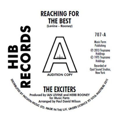 Cover for Exciters · Reaching for the Best (7&quot;) (2013)