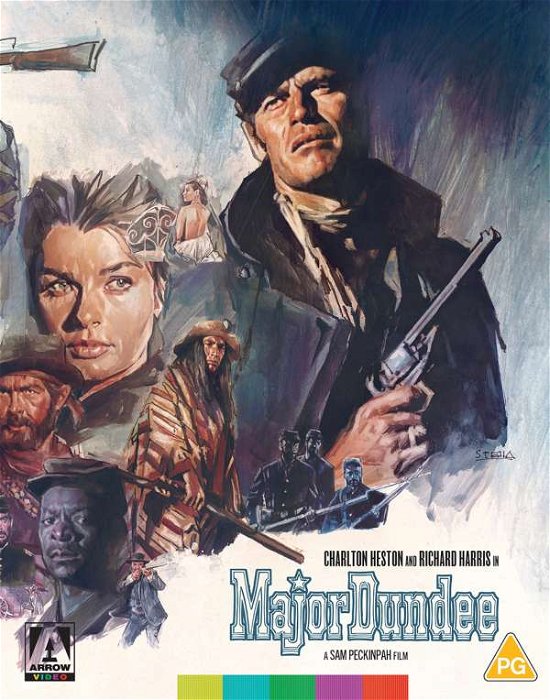 Cover for Major Dundee BD · Major Dundee Limited Edition (Blu-ray) [Limited edition] (2021)