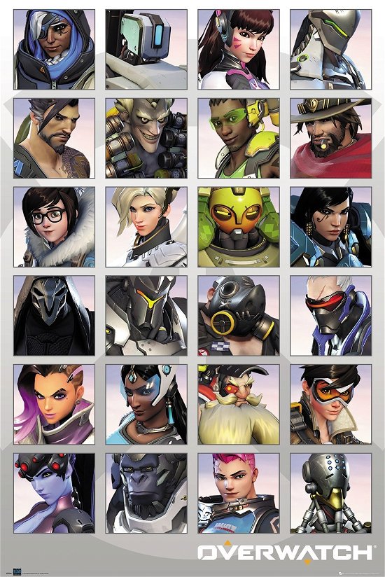 Cover for Overwatch · Overwatch: Gb Eye - Character Portraits (Poster Maxi 61x91,5 Cm) (MERCH)