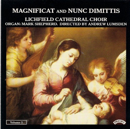 Magnificat and Nunc Dimittis Vol. 3 - Lichfield Cathedral Choir - Música - PRIORY - 5028612205052 - 17 de janeiro de 2000